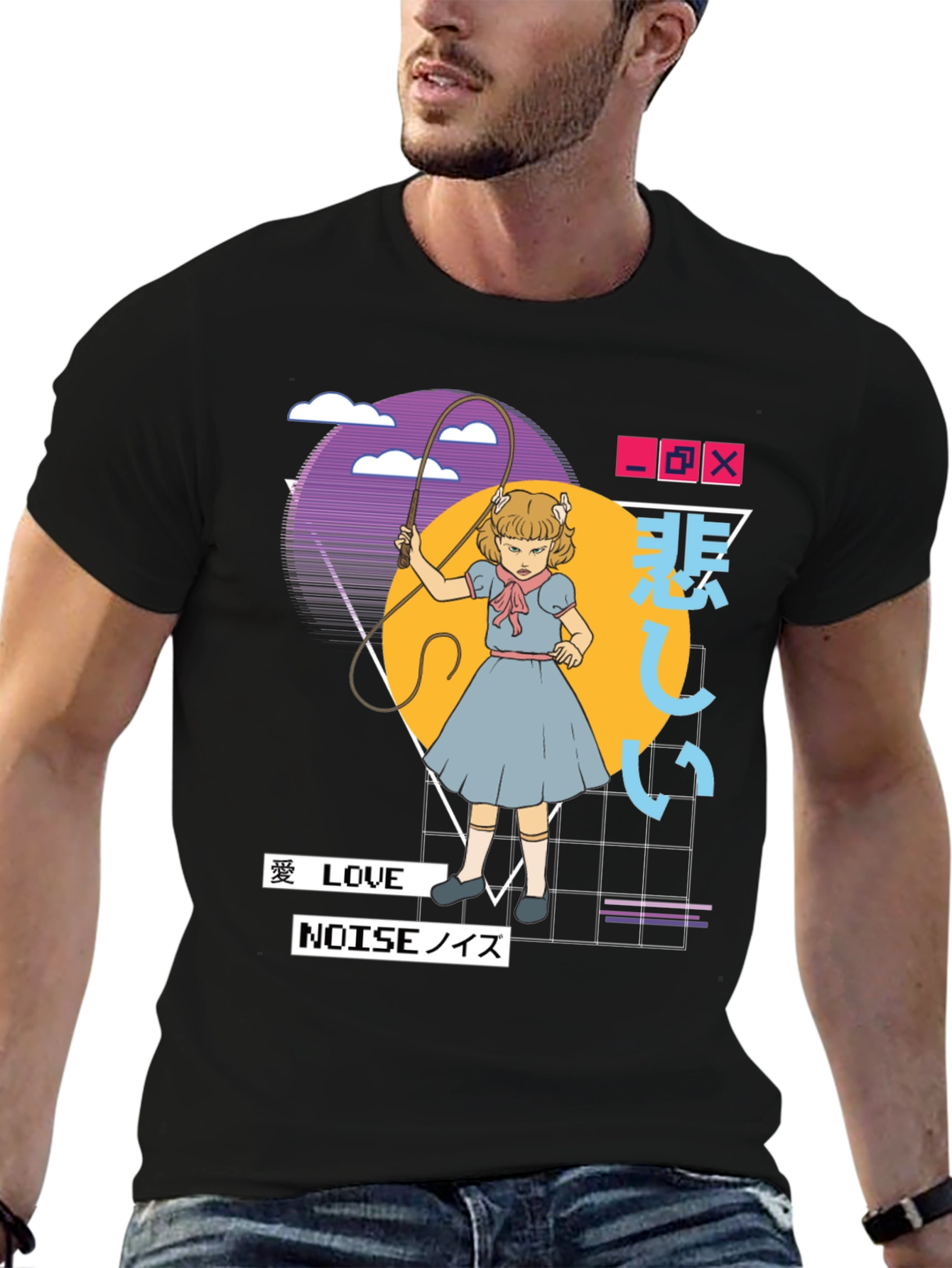 Retro Anime Style T-Shirt
