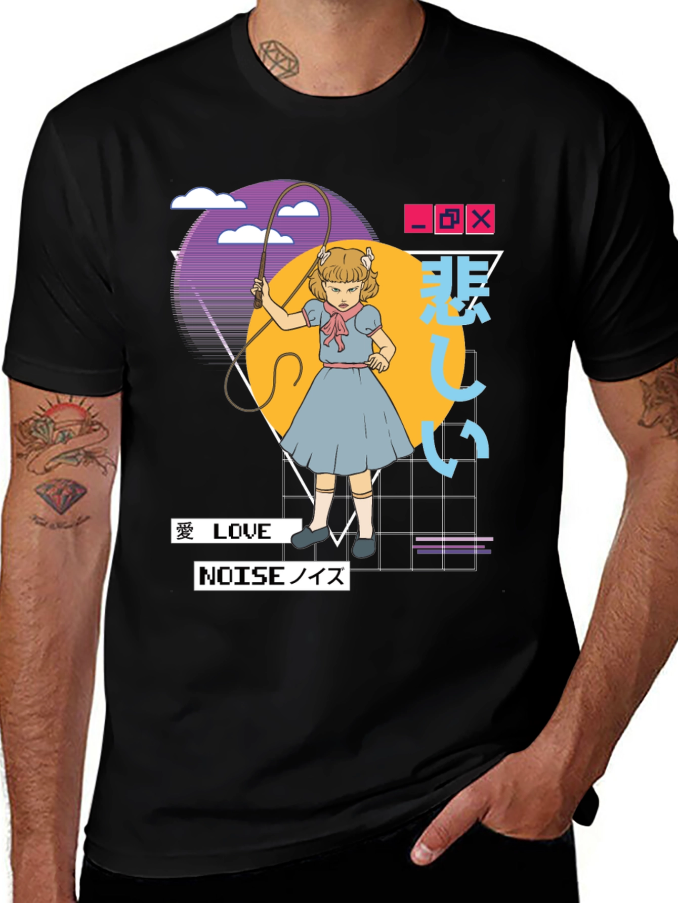 Retro Anime Style T-Shirt