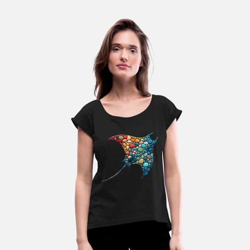 Kaleidoscope Ray Pebble Mosaic