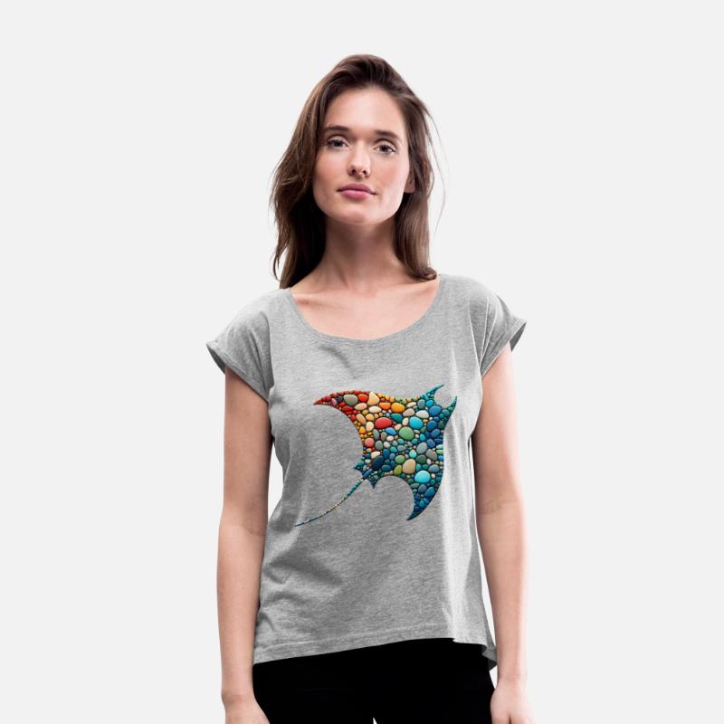 Kaleidoscope Ray Pebble Mosaic