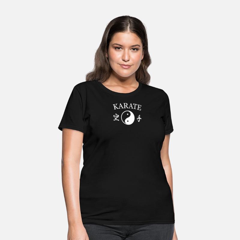 Karate Yin Yang with Kanji