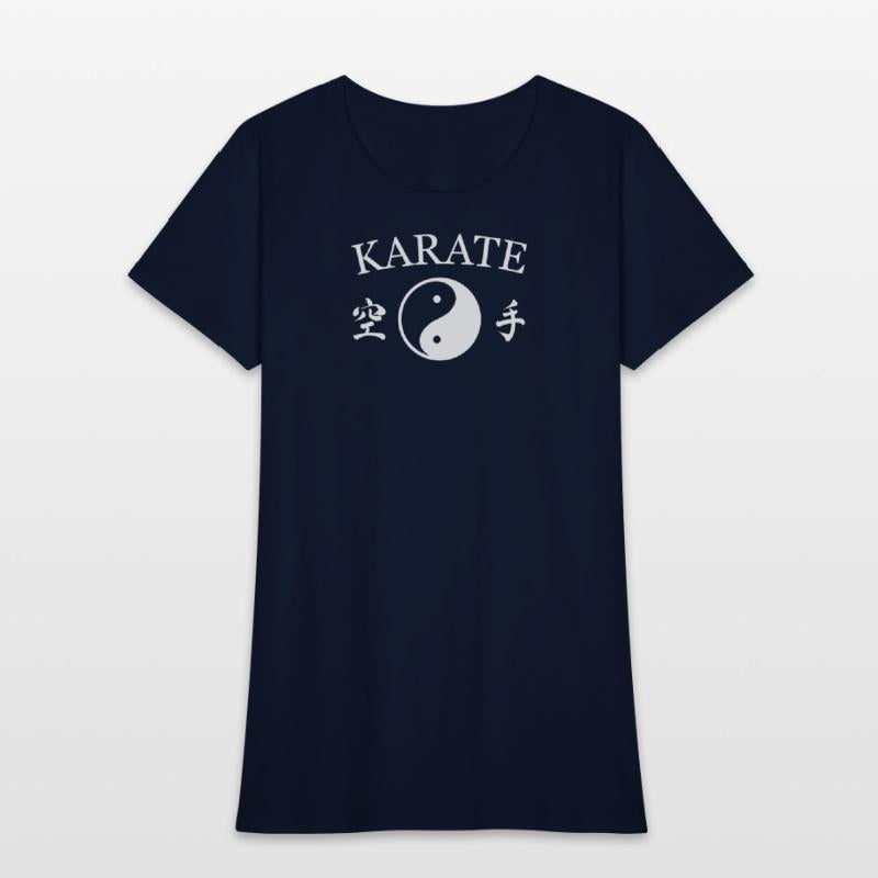 Karate Yin Yang with Kanji