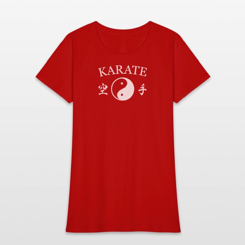 Karate Yin Yang with Kanji