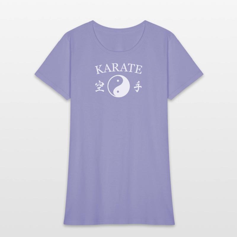 Karate Yin Yang with Kanji