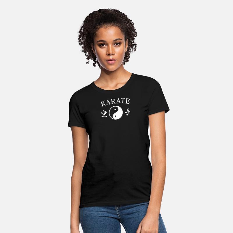 Karate Yin Yang with Kanji