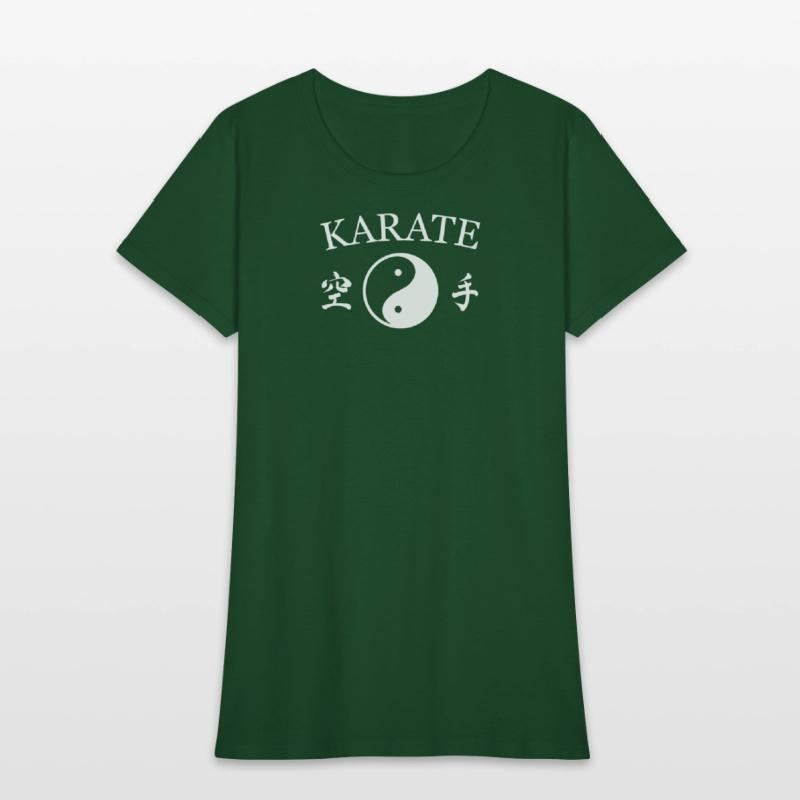 Karate Yin Yang with Kanji