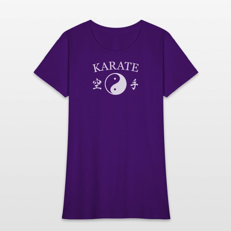 Karate Yin Yang with Kanji