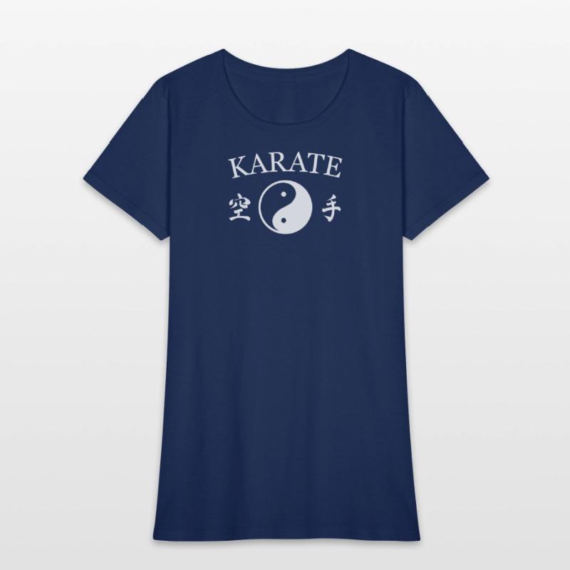 Karate Yin Yang with Kanji
