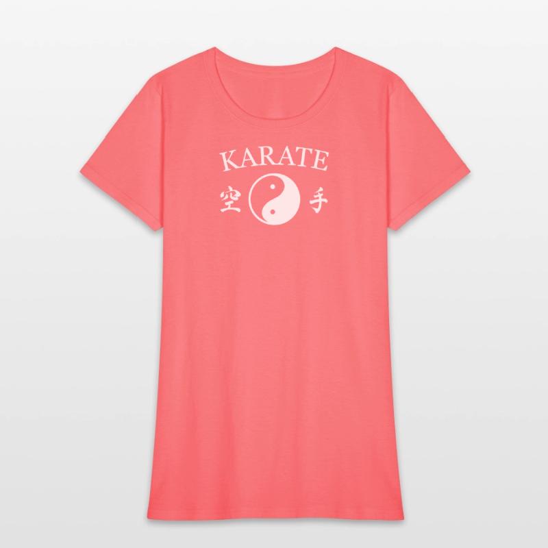 Karate Yin Yang with Kanji