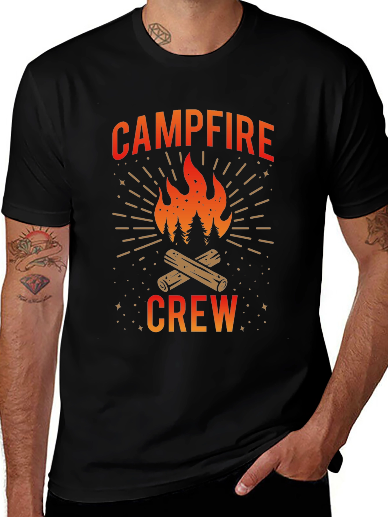 Campfire Crew Graphic Tee - Outdoor Adventure