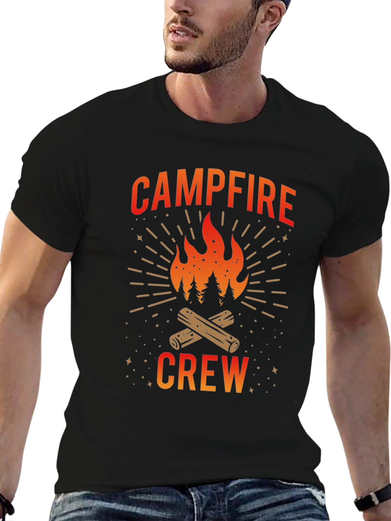 Campfire Crew Graphic Tee - Outdoor Adventure