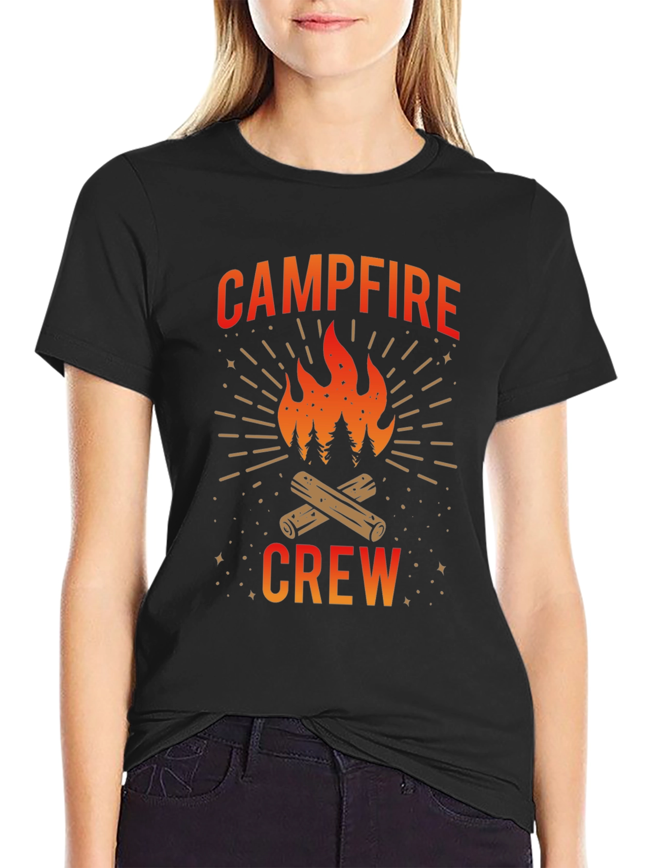 Campfire Crew Graphic Tee - Outdoor Adventure