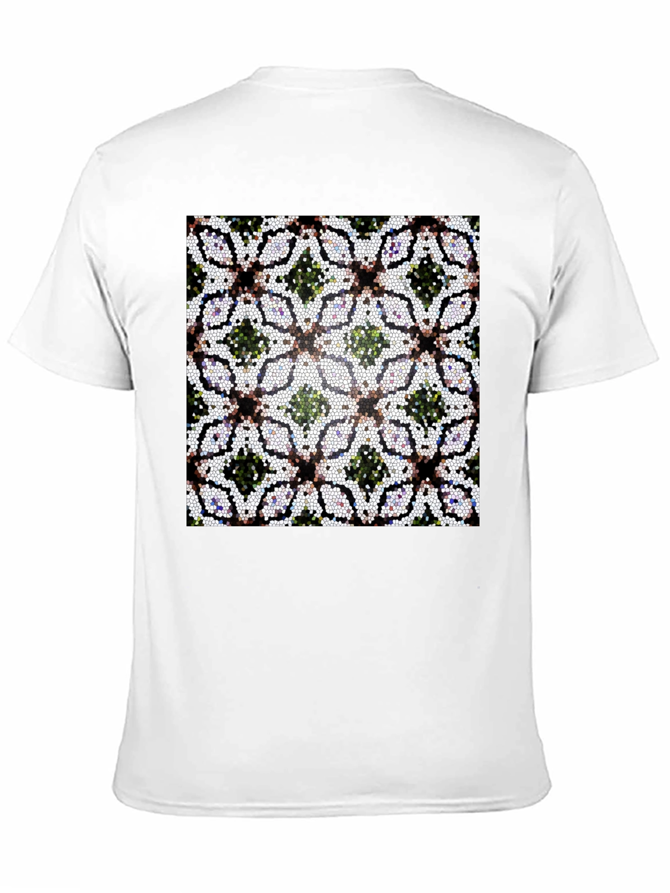 Geometric Mosaic Pattern T-Shirt