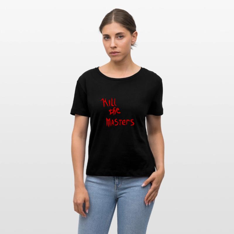 Kill the Masters Text Design Red Quote