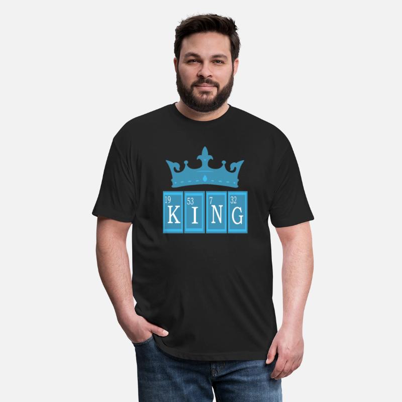 King with periodic table chemistry and crown