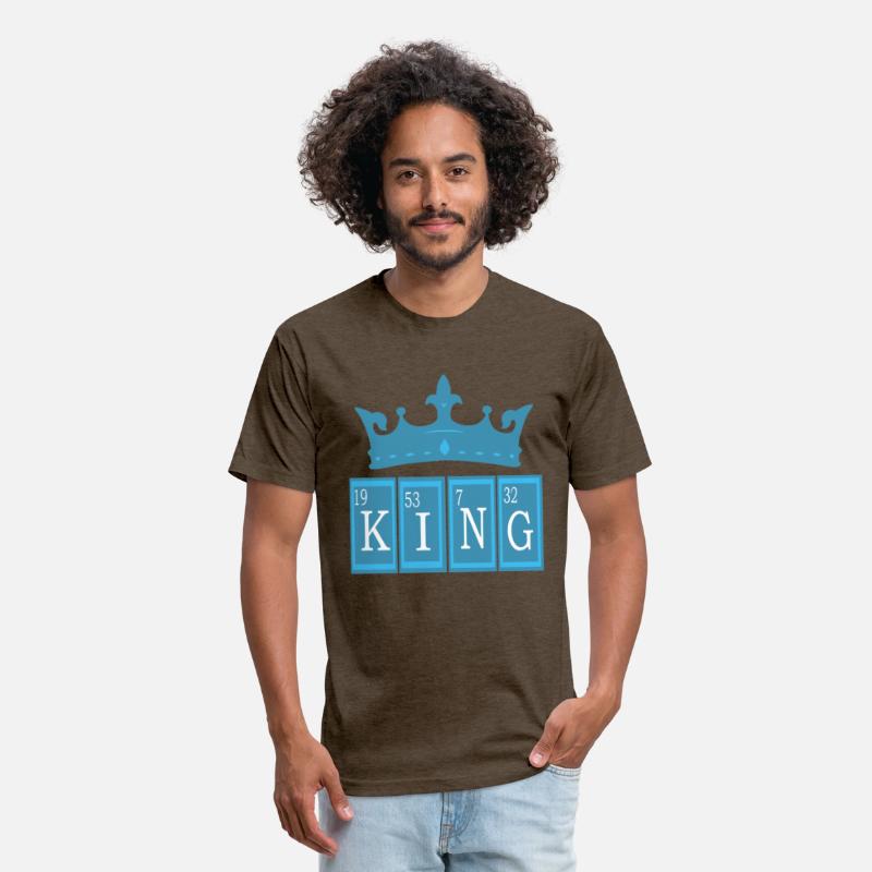 King with periodic table chemistry and crown
