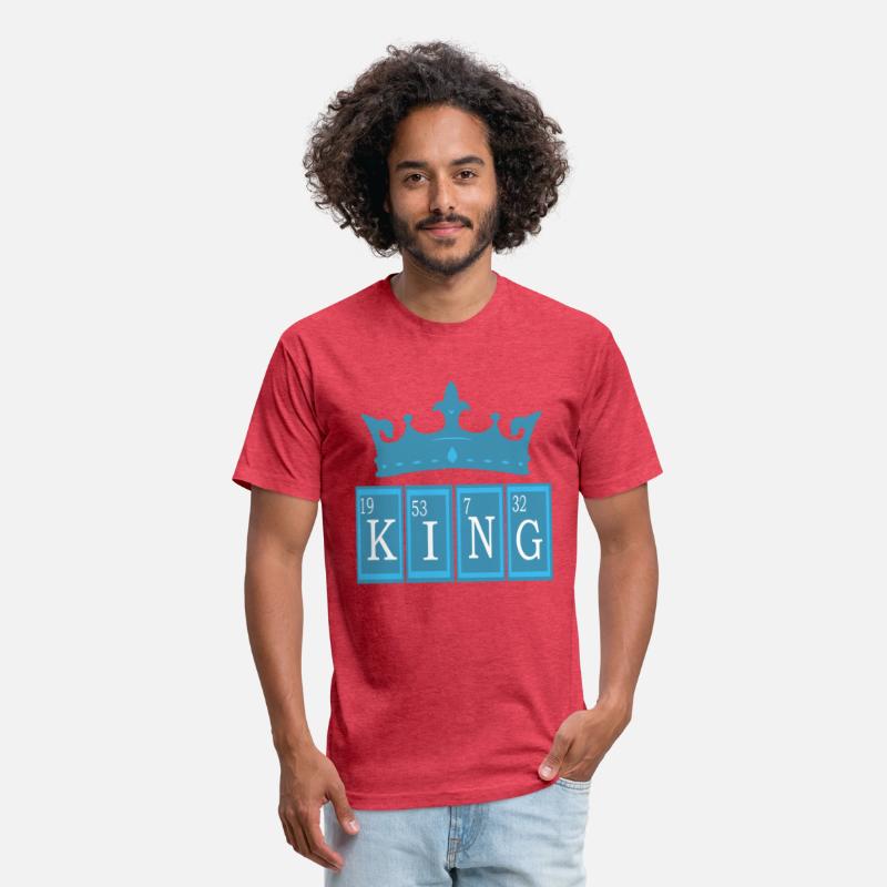 King with periodic table chemistry and crown