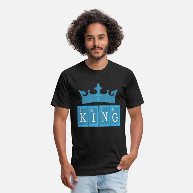 King with periodic table chemistry and crown