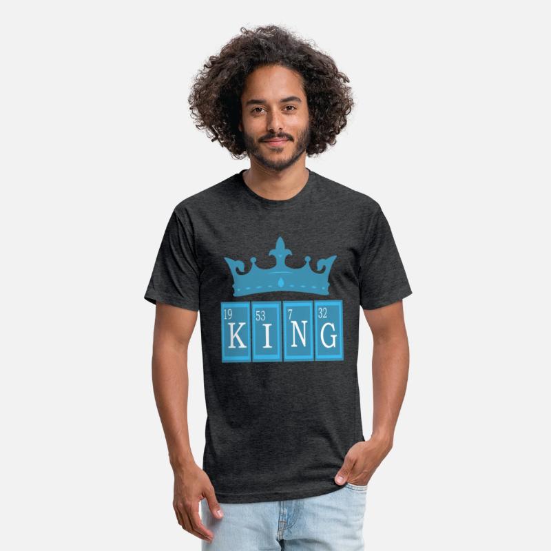 King with periodic table chemistry and crown
