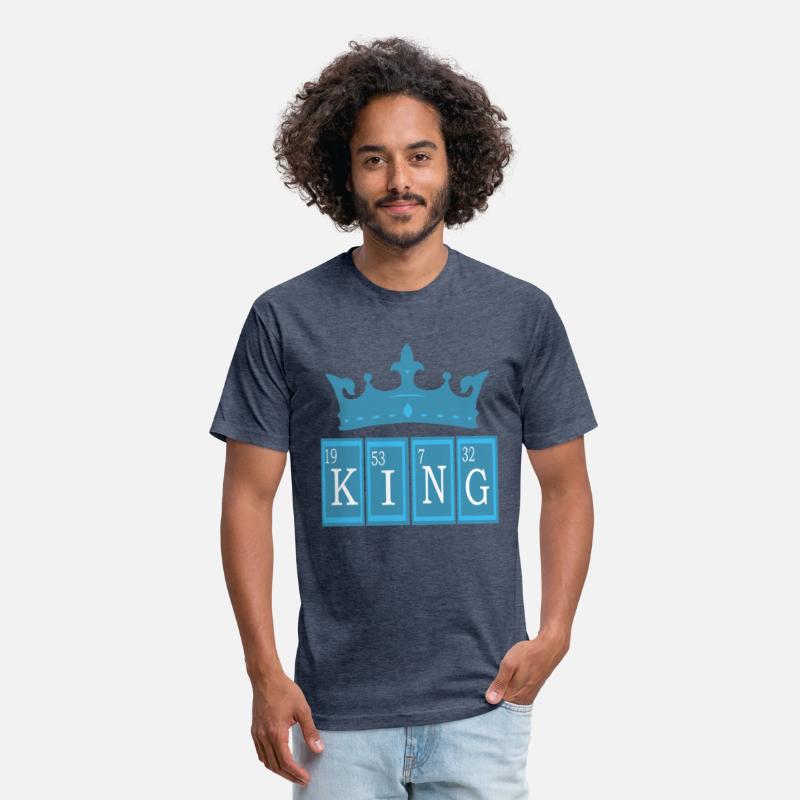 King with periodic table chemistry and crown