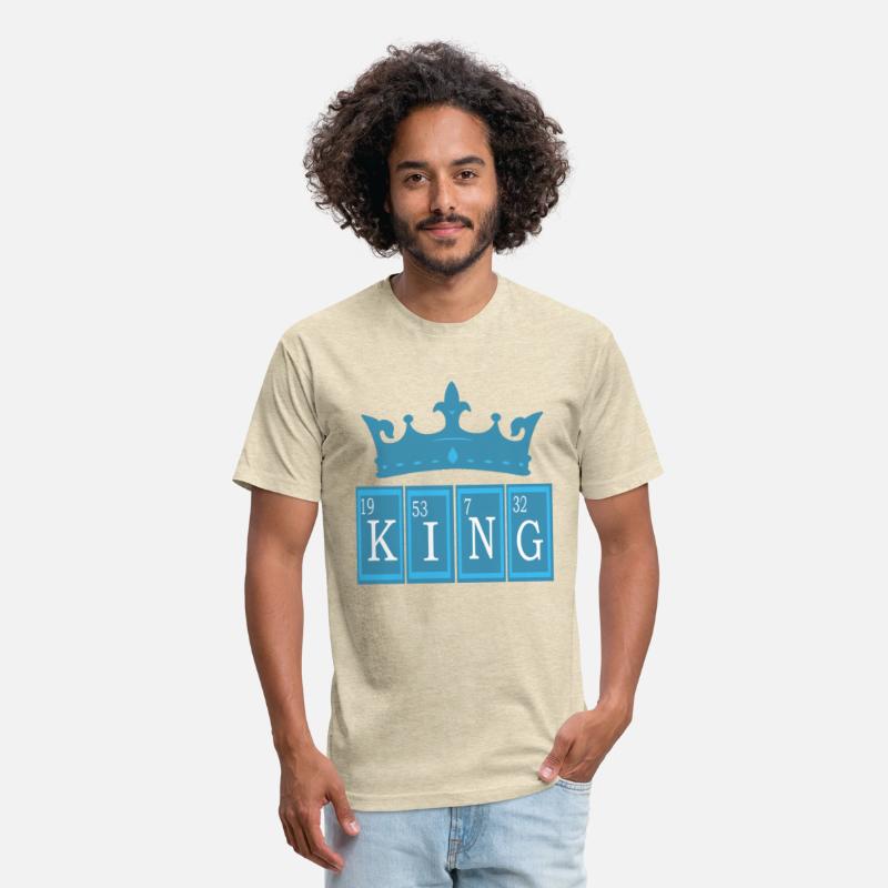 King with periodic table chemistry and crown