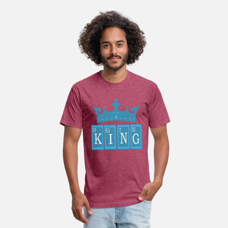 King with periodic table chemistry and crown