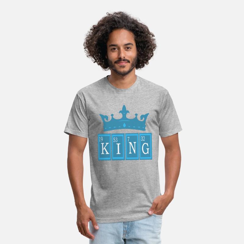 King with periodic table chemistry and crown