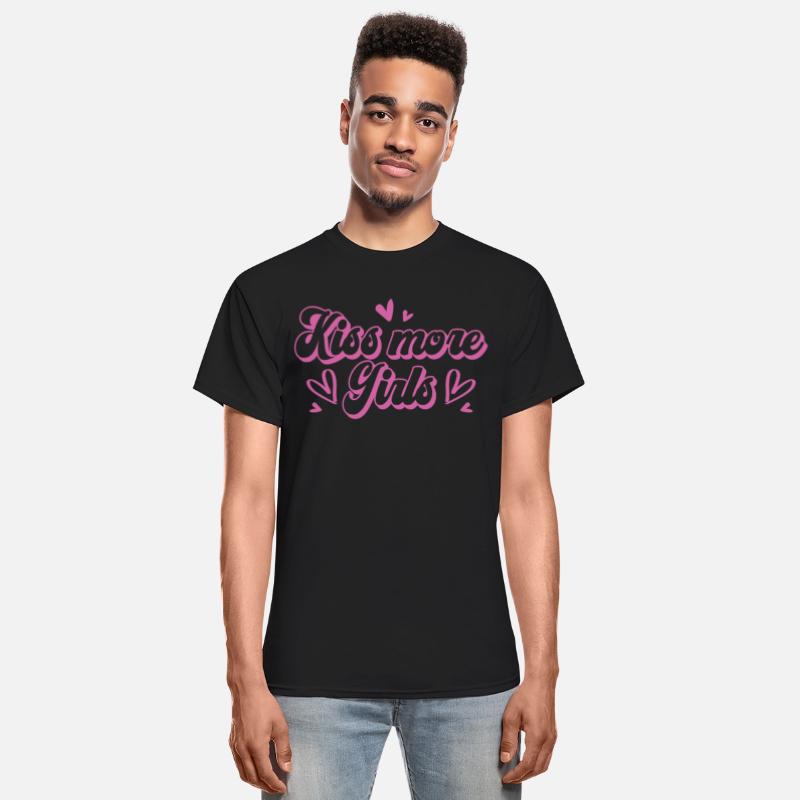 Kiss More Girls Cute Lesbian Pride Statement
