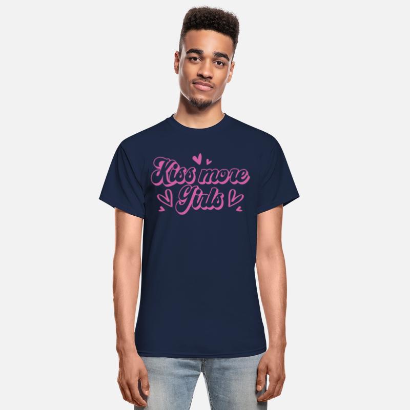Kiss More Girls Cute Lesbian Pride Statement