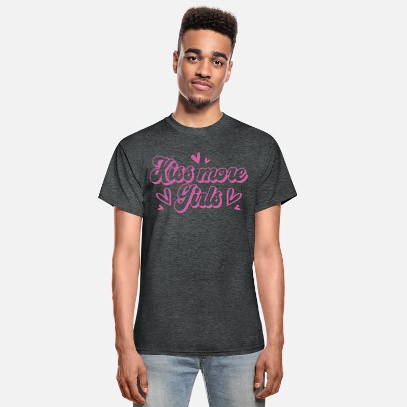 Kiss More Girls Cute Lesbian Pride Statement
