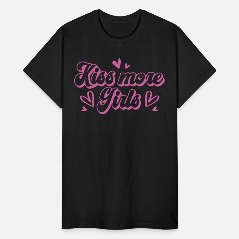 Kiss More Girls Cute Lesbian Pride Statement