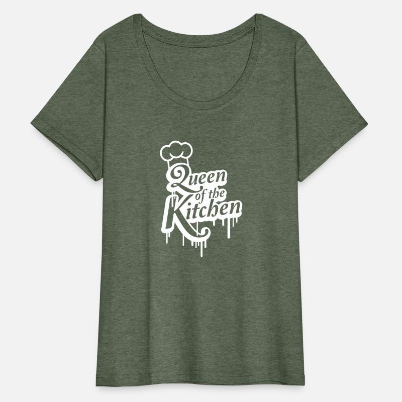 Kitchen Queen lettering Logo Kitchen Woman Royal