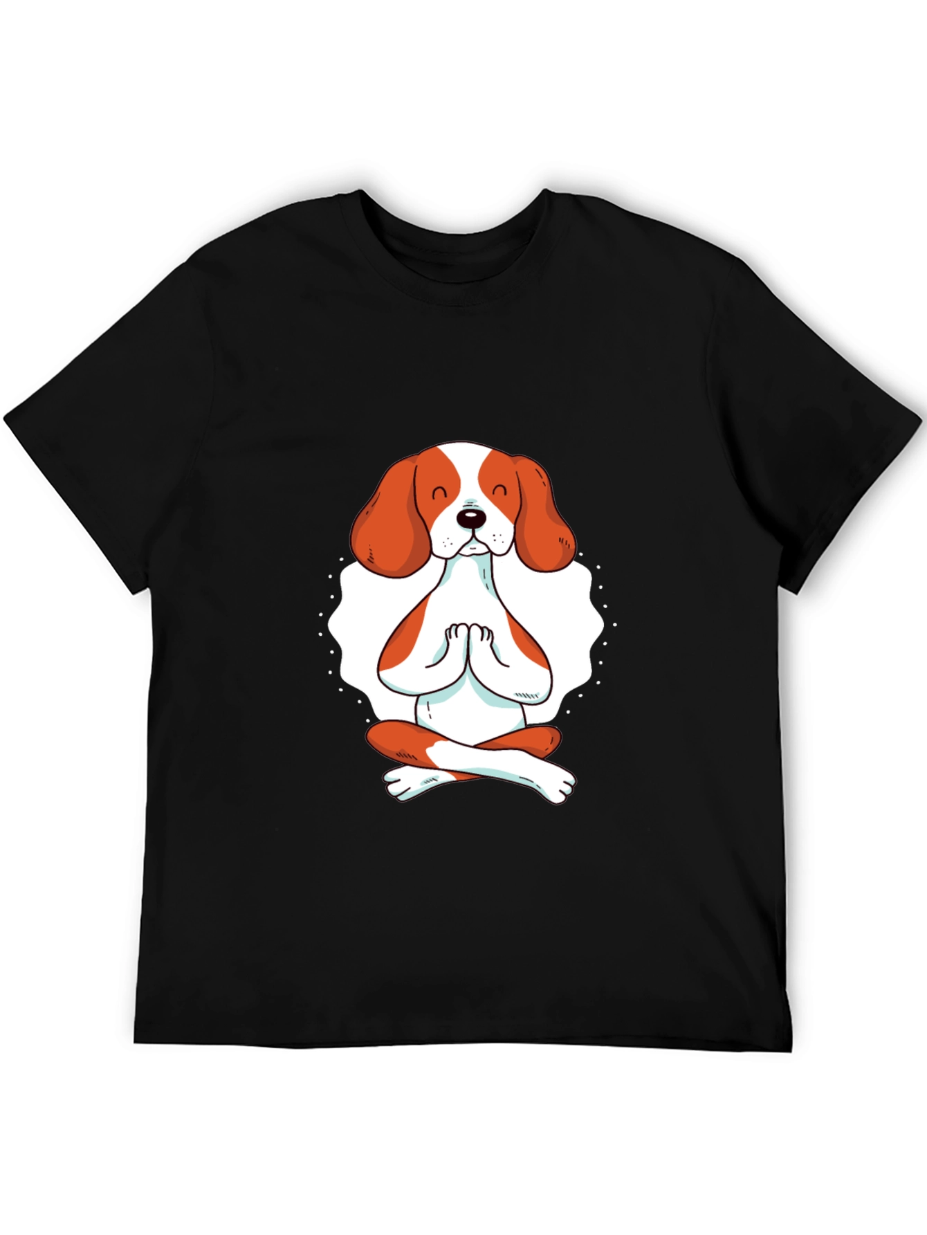 Meditating Dog Graphic T-Shirt