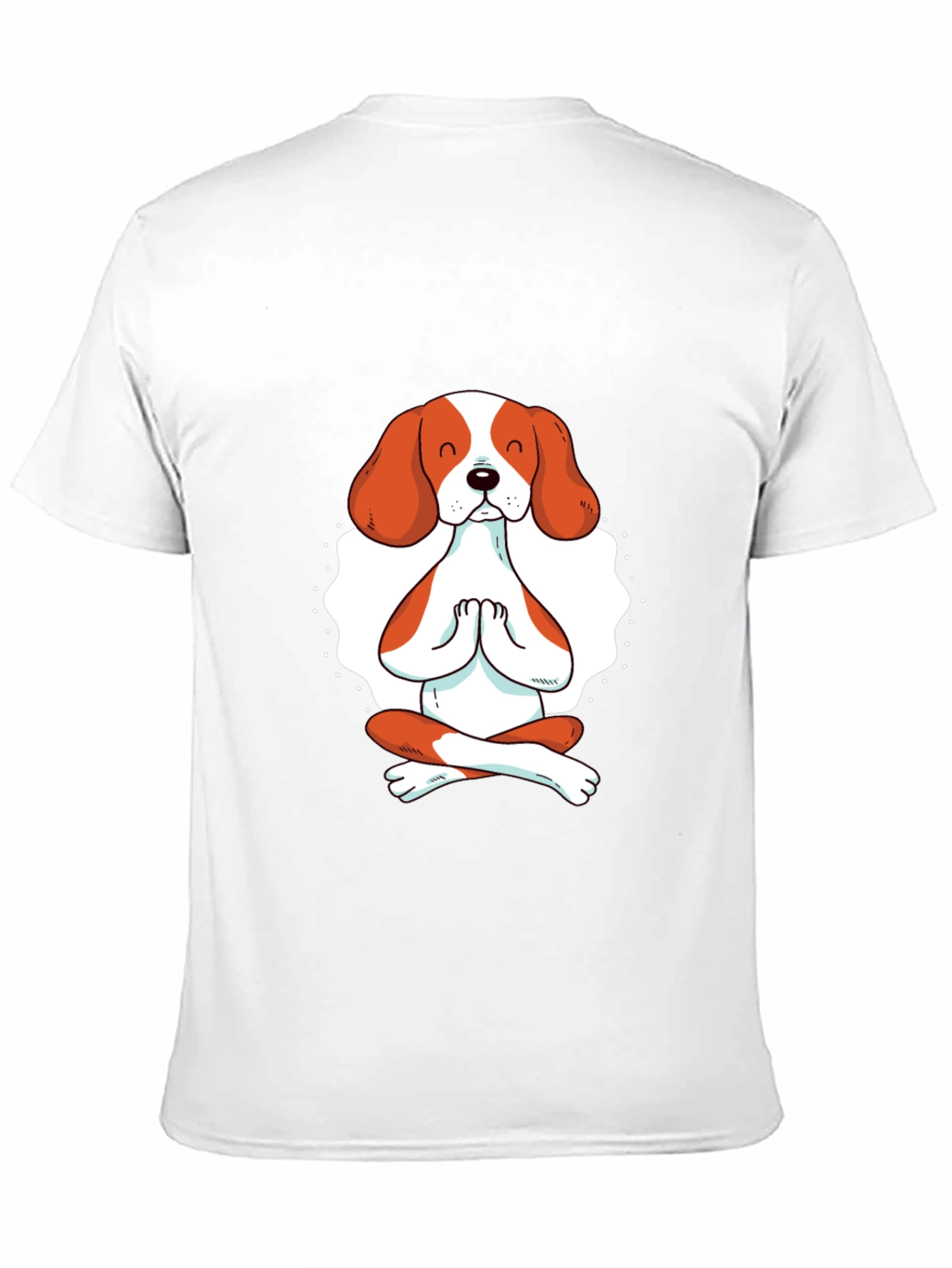 Meditating Dog Graphic T-Shirt