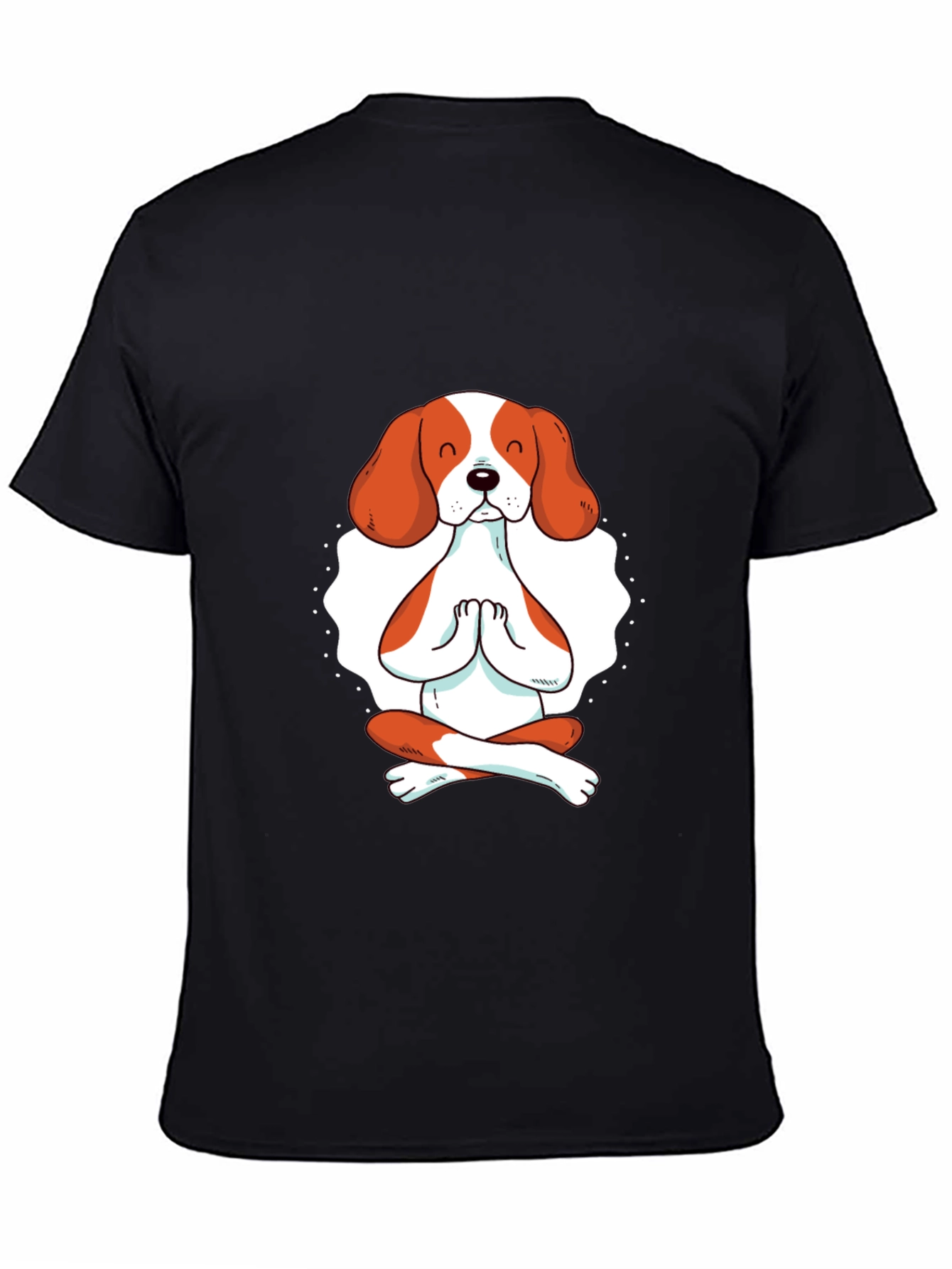 Meditating Dog Graphic T-Shirt