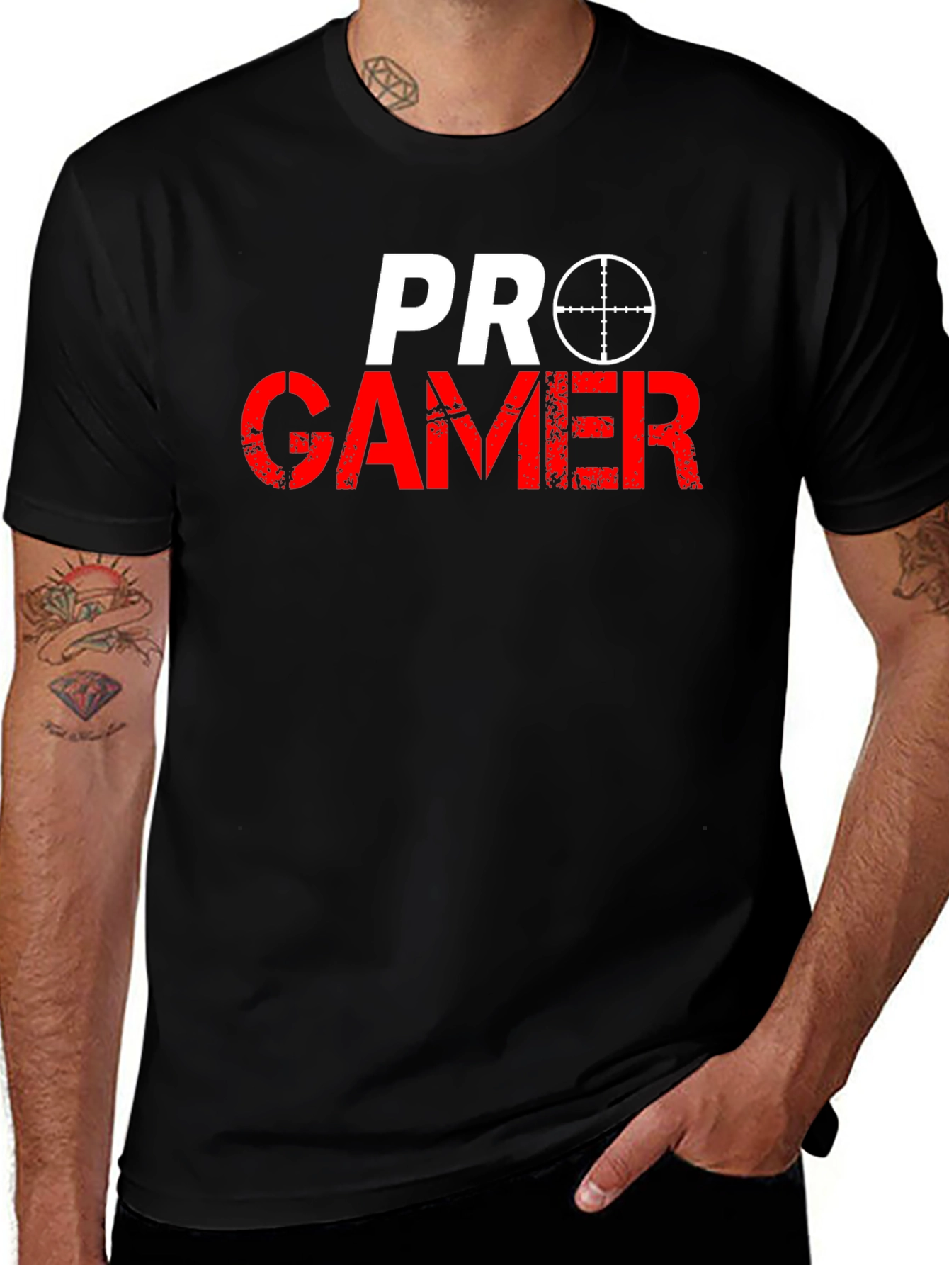 Pro Gamer T-Shirt - Black Cotton Tee