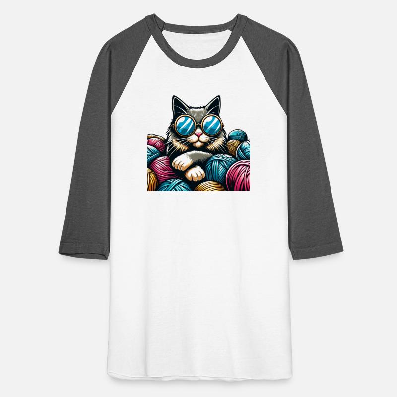 Knitting Fun Cool Cat