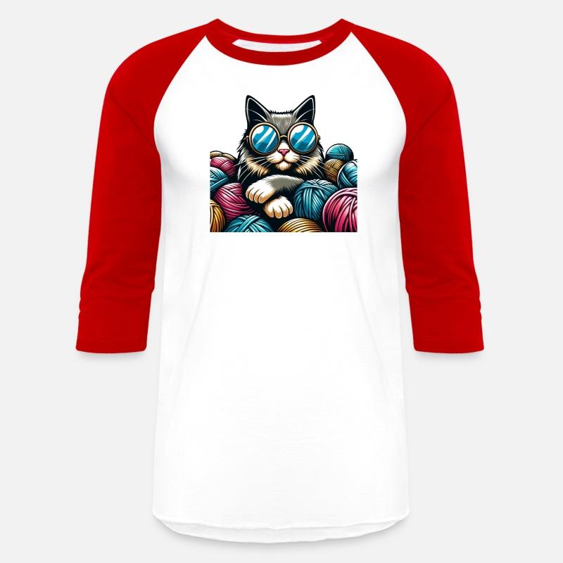 Knitting Fun Cool Cat
