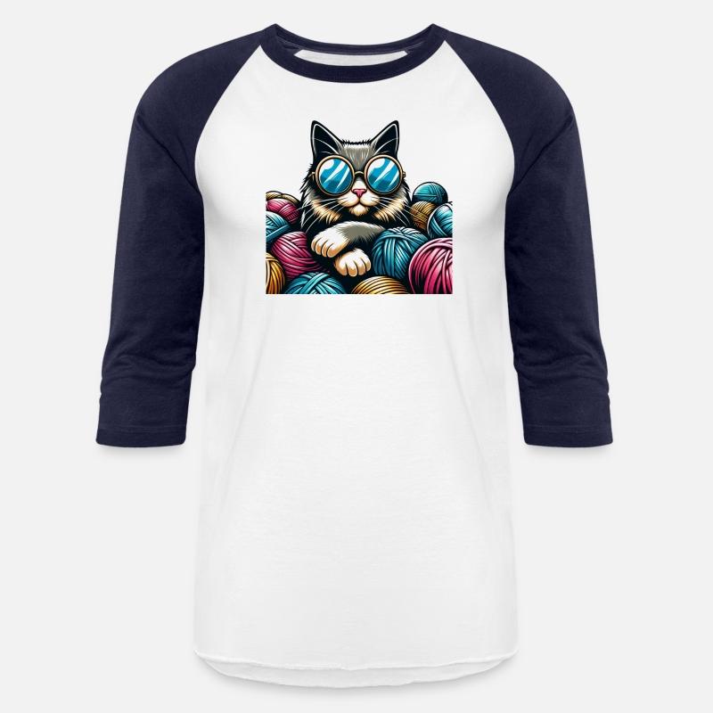 Knitting Fun Cool Cat