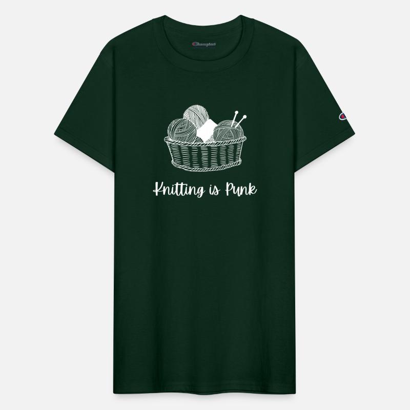 Knitting Is Punk Feminist Knitting Lover Gift