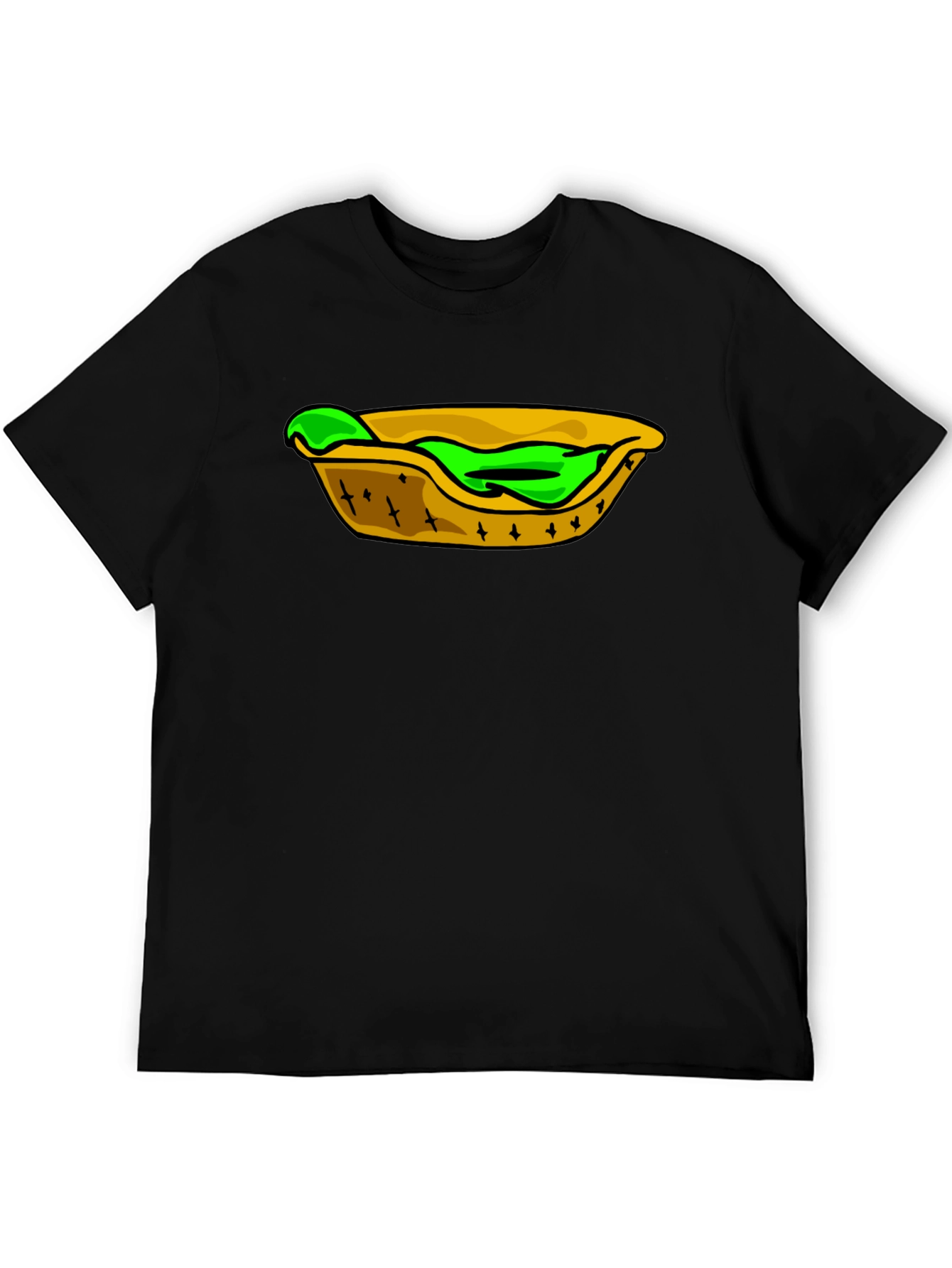 Taco T-Shirt: Unique Green Filling Design