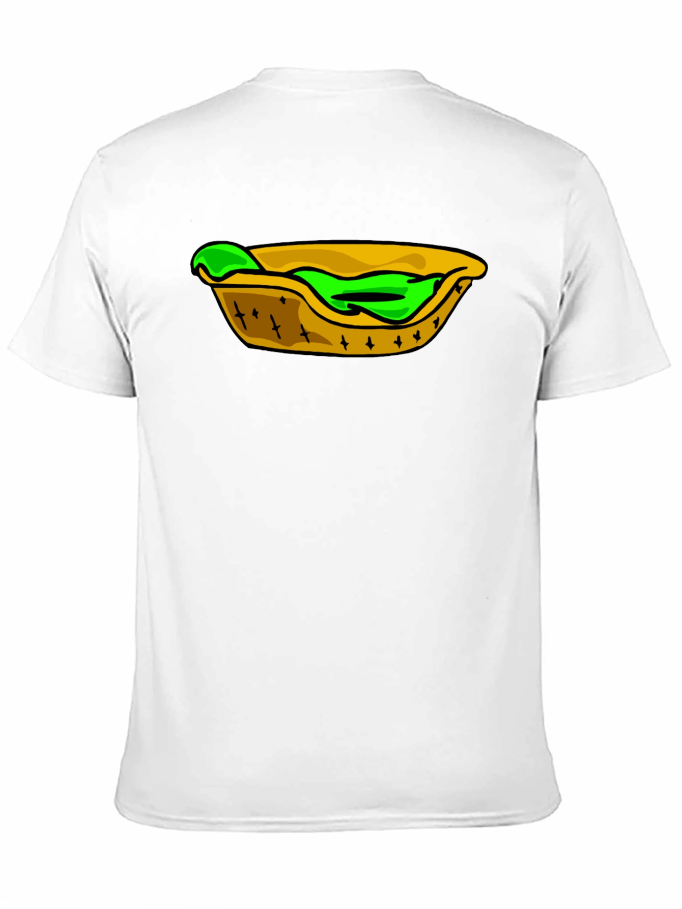 Taco T-Shirt: Unique Green Filling Design