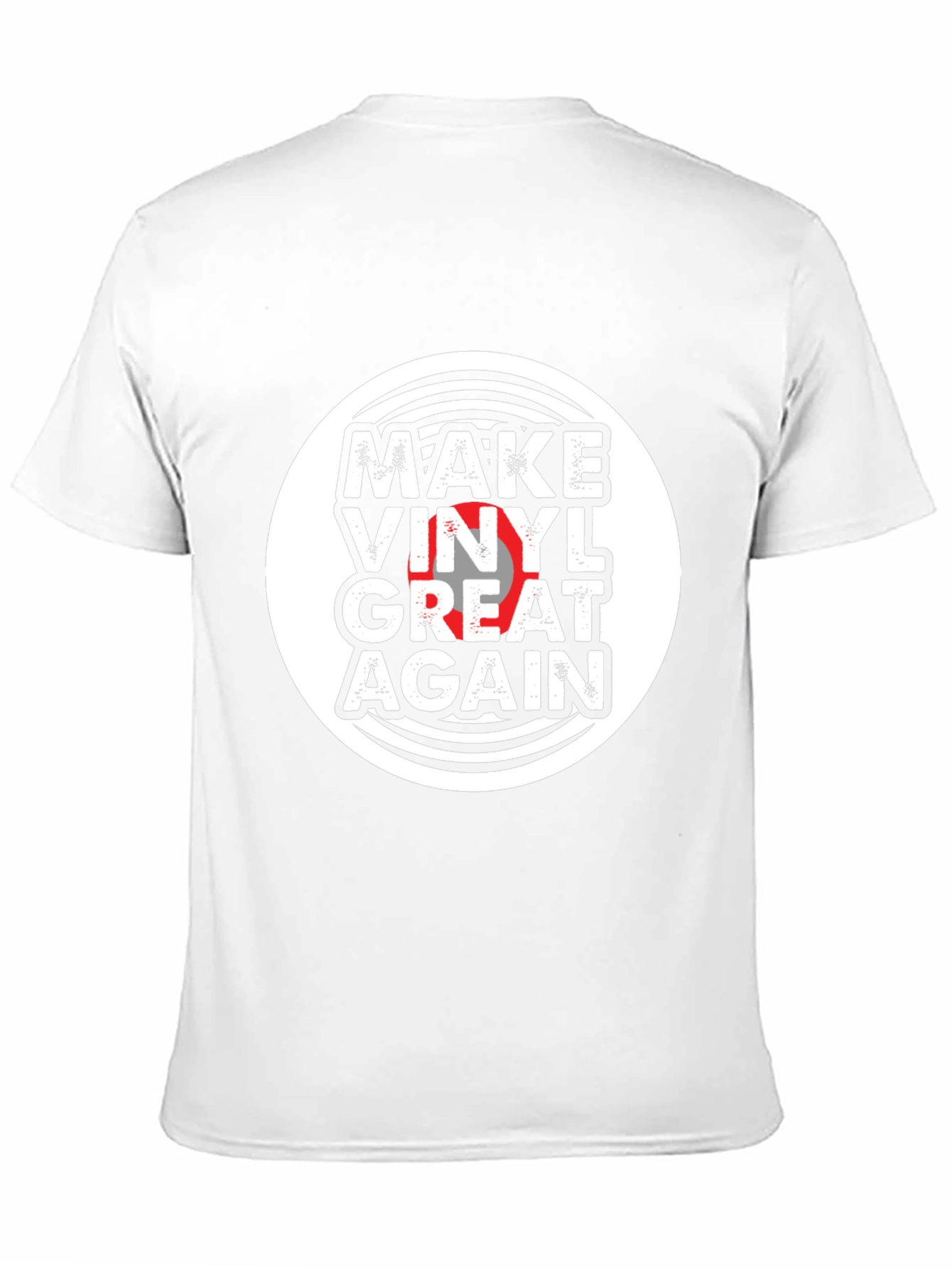 Make Vinyl Great Again Black T-Shirt