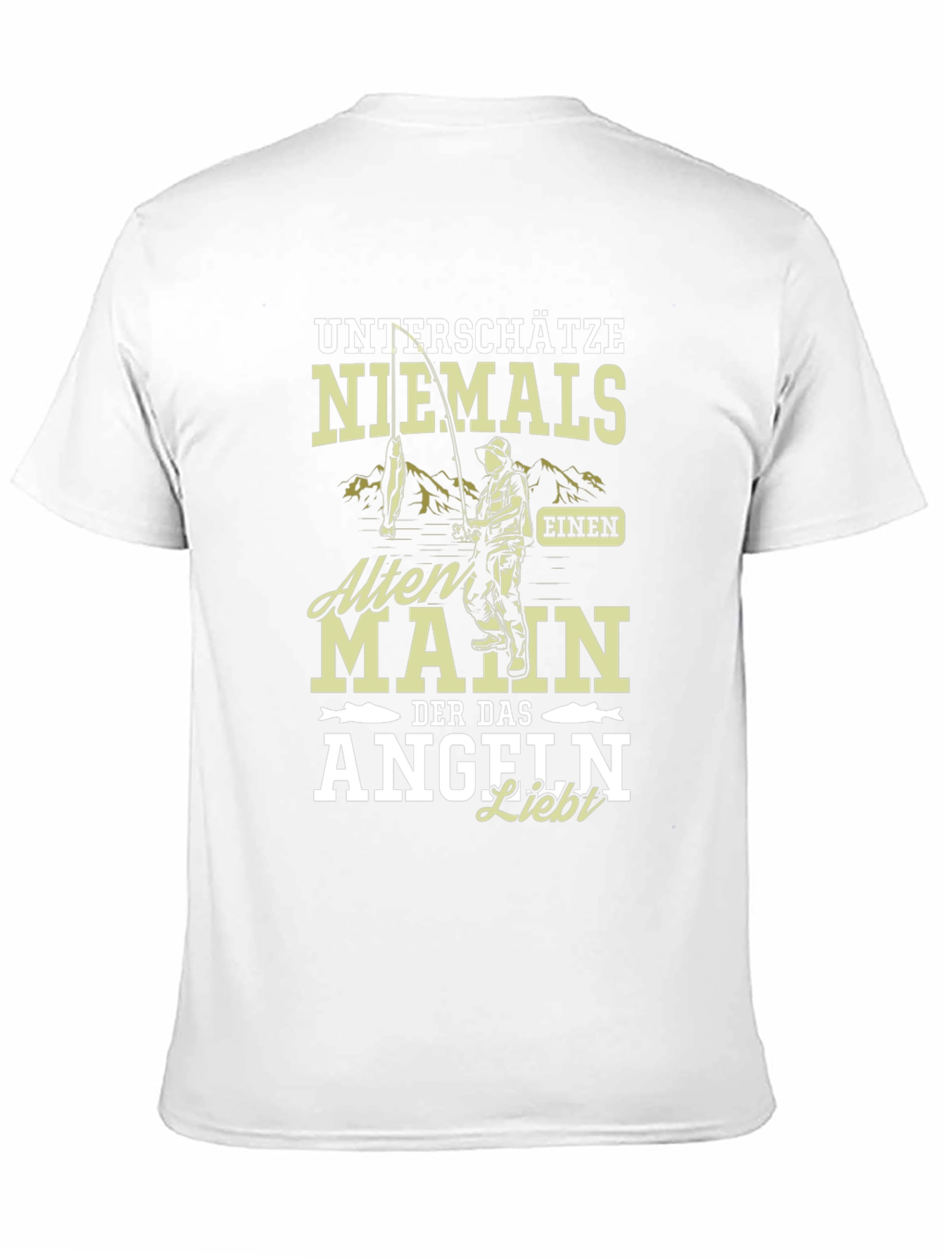 Fishing Lover T-Shirt Never Underestimate An Old Man
