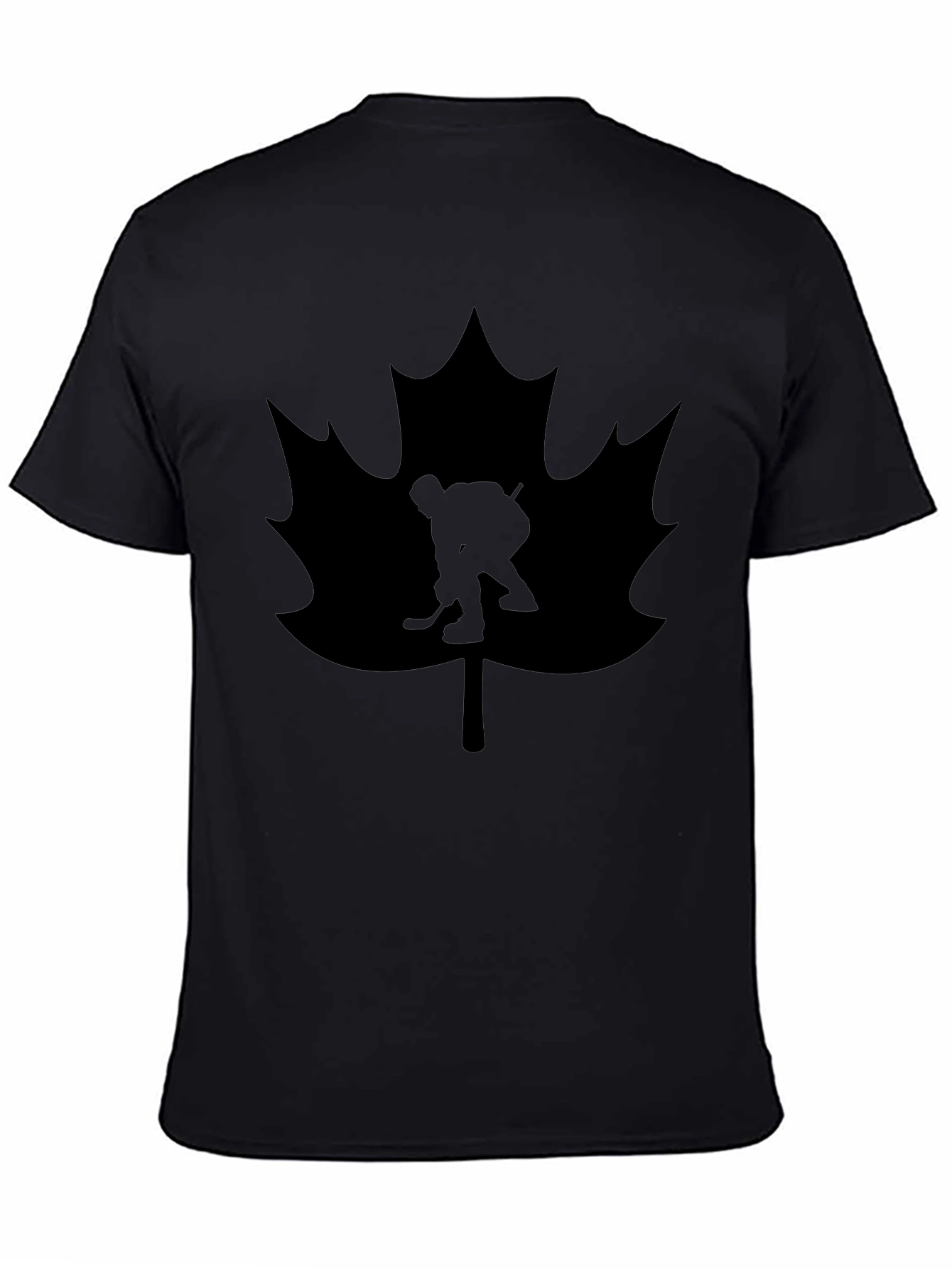 Hockey Canada Maple Leaf T-Shirt - Black Graphic Tee