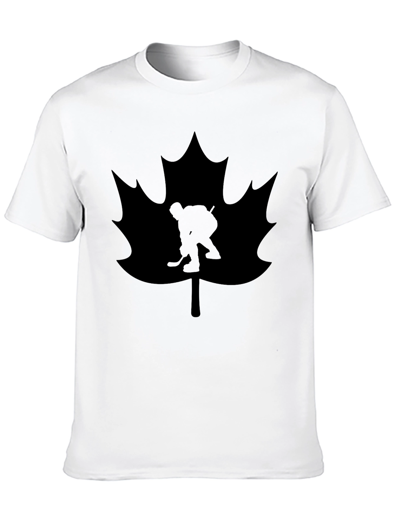 Hockey Canada Maple Leaf T-Shirt - Black Graphic Tee