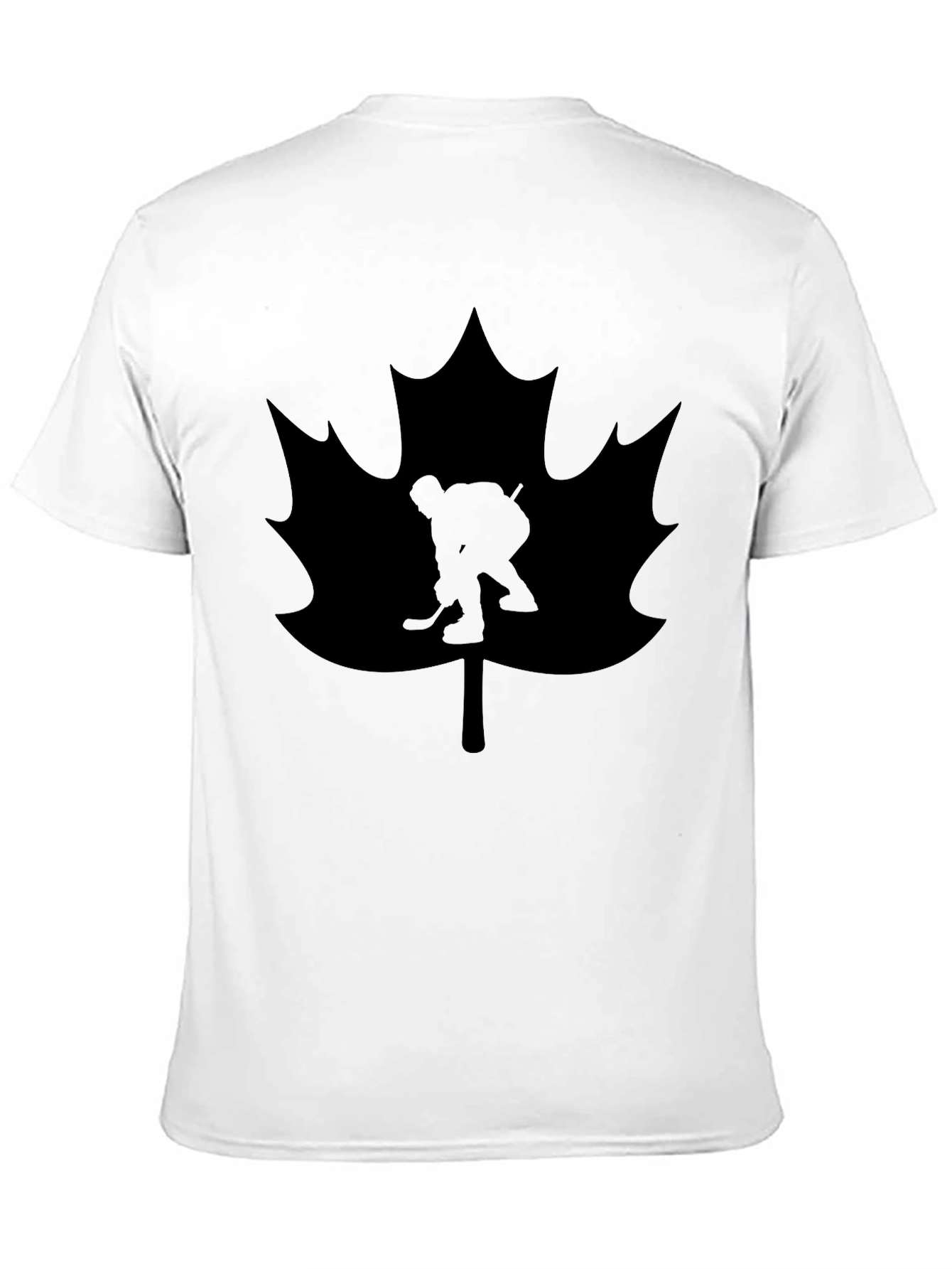 Hockey Canada Maple Leaf T-Shirt - Black Graphic Tee