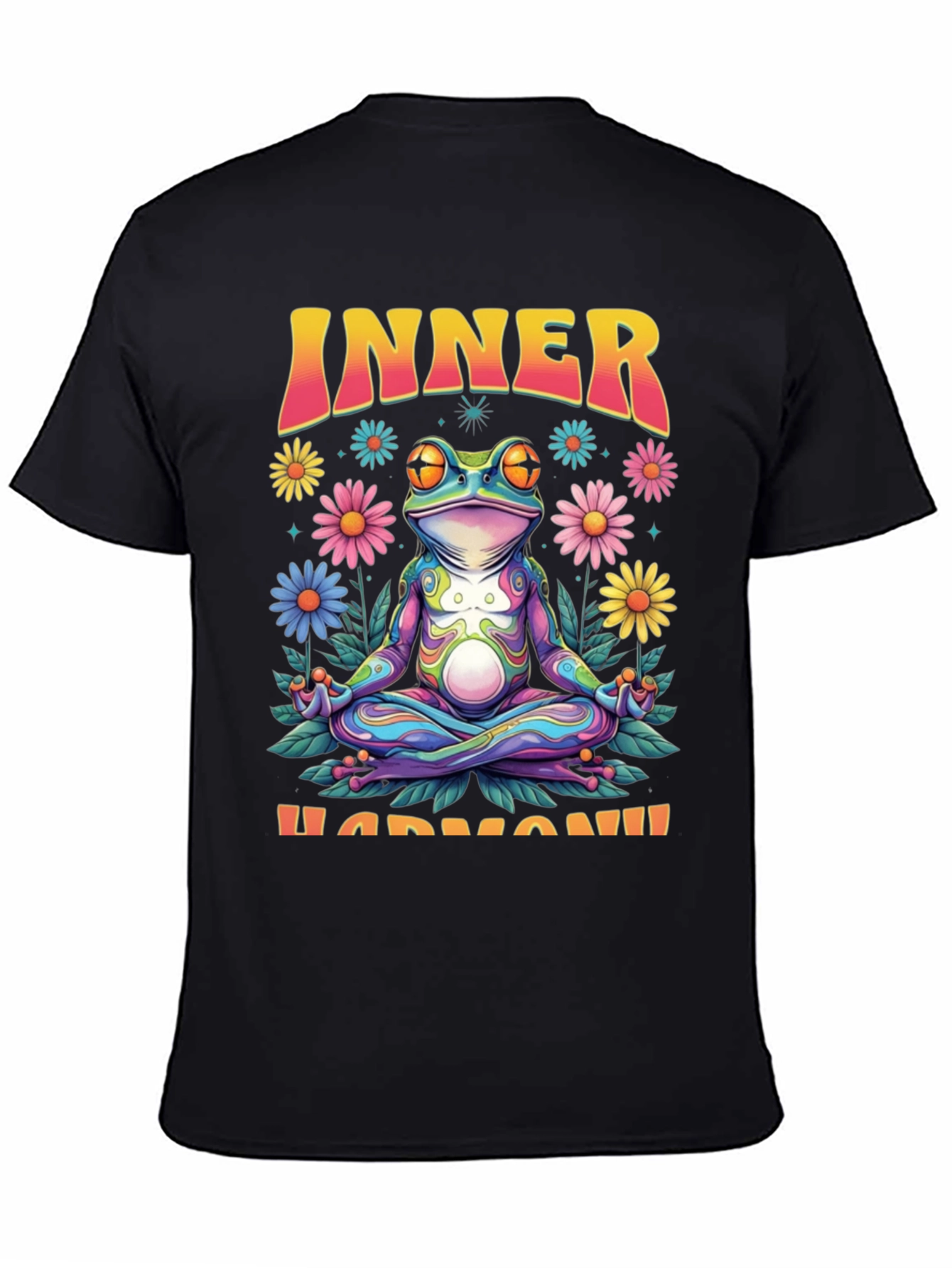 Inner Harmony Frog Graphic T-Shirt