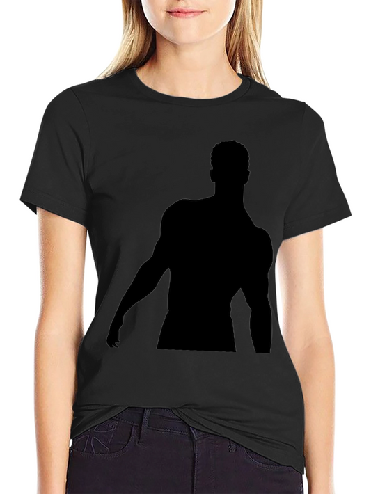 Silhouette Graphic T-Shirt - Black Cotton Tee