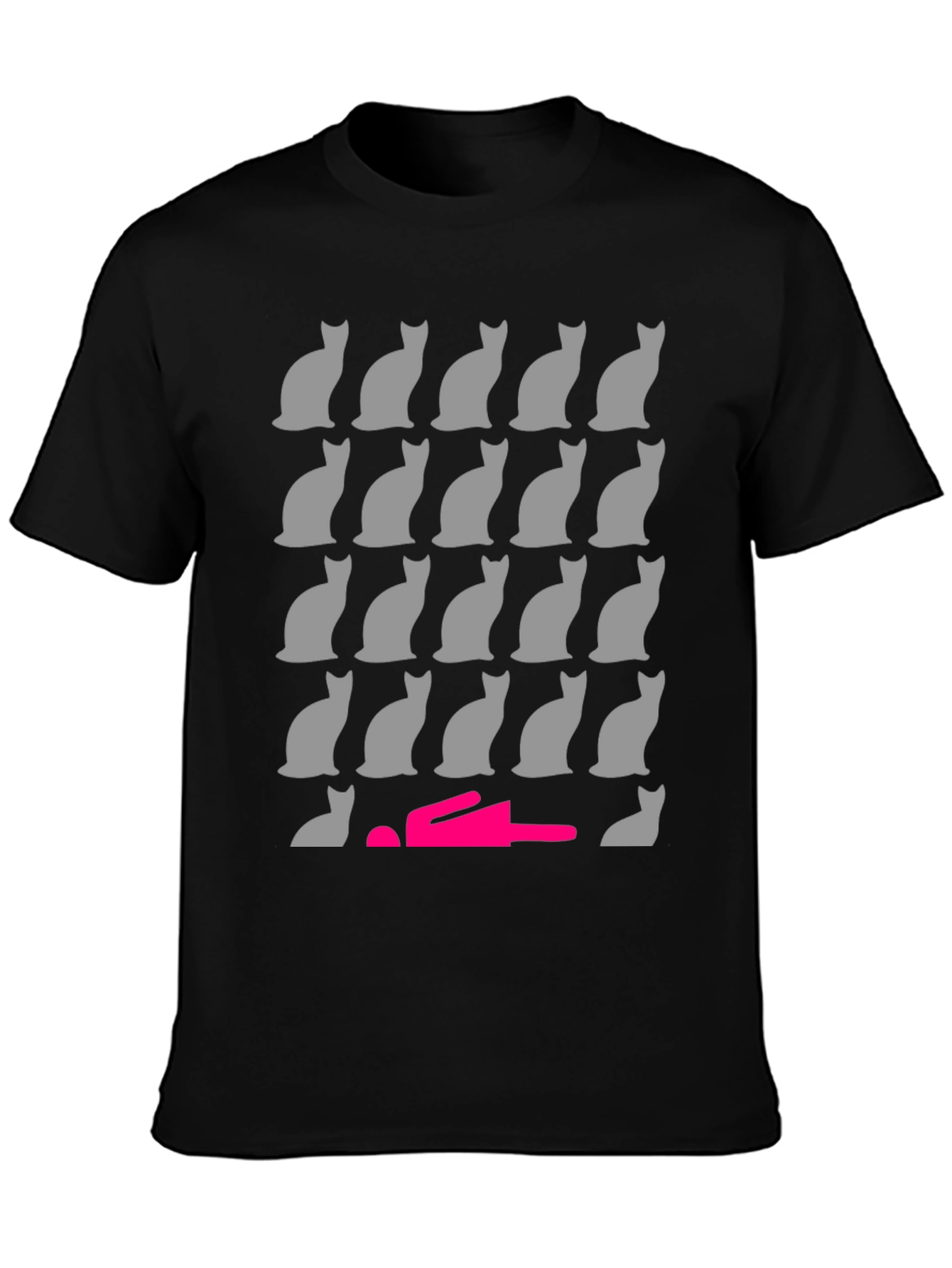 Cat Lover T-Shirt Funny Chainsaw Graphic Tee